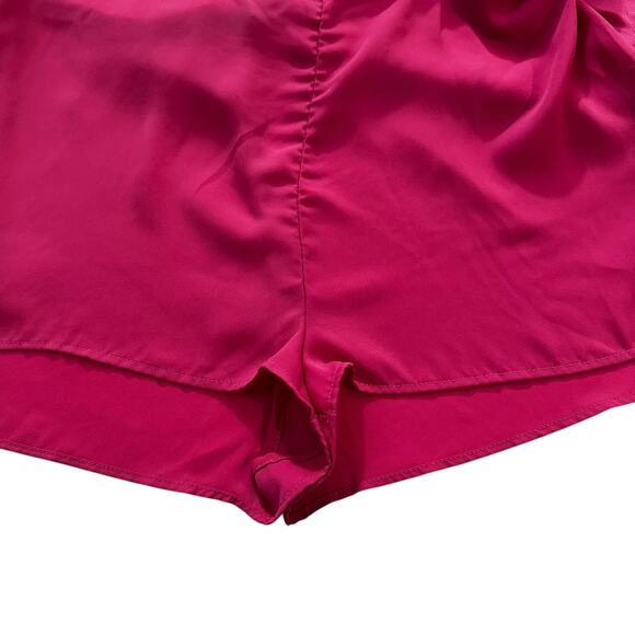 Zara Pink Satin Mini Skort/Skirt Women's Size XL NWT | 23-18-3 - Picture 4 of 6